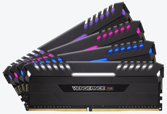 Модуль памяти Corsair Vengeance RGB DDR4 DIMM 3000MHz PC4-24000 CL15 - 32Gb KIT (4x8Gb) CMR32GX4M4C3000C15
