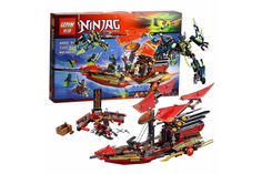 Конструктор Lepin Ninjago Корабль Дар Судьбы, Решающая битва 1325 дет. 06020