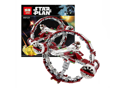 Конструктор Lepin Star Wars Звёздный истребитель джедаев с гипердвигателем 845 дет. 05121