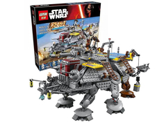 Конструктор Lepin Star Wars Шагающий вездеход AT-TE Капитана Рекса 1022 дет. 05032