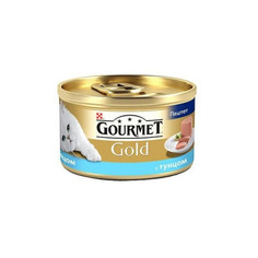 Корм Gourmet Gold Тунец Паштет 85g для кошек 61722