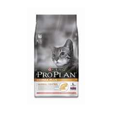 Корм Pro Plan Derma Plus Hairball Controll Лосось 400g для кошек с чуствительной кожей 47747