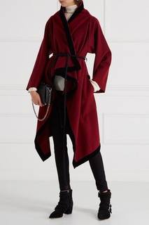 Шерстяное пальто-накидка Mm6 Maison Margiela