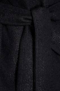Шерстяное пальто с металлизированной нитью Ann Demeulemeester