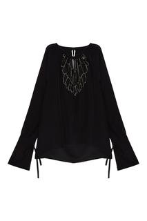 Блузка с ажурным декором Ann Demeulemeester