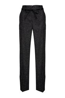 Шерстяные брюки с люрексом Ann Demeulemeester
