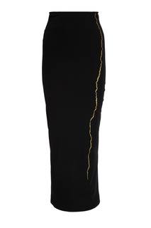 Юбка из шерстяного трикотажа Haider Ackermann