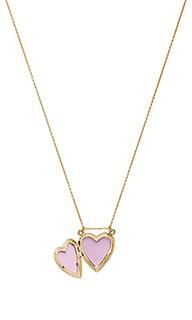 Ожерелье double heart - Amarilo