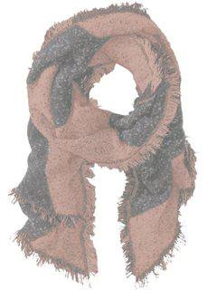 Нежный шарф XXL (светло-серый/красно-коричневый/бежевый матовый) Bonprix