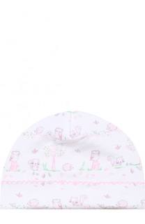 Хлопковая шапка с принтом Kissy Kissy