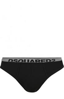 Брифы из вискозы с широкой резинкой Dsquared2