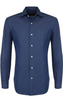 Хлопковая рубашка с воротником акула Barba