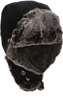 Утепленная шапка-ушанка Woolrich