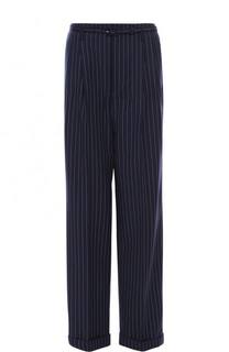 Шерстяные брюки с защипами и поясом Polo Ralph Lauren