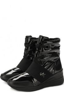 Текстильные утепленные ботинки Shay MICHAEL Michael Kors
