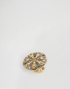 Гравированное кольцо House Of Harlow - Золотой