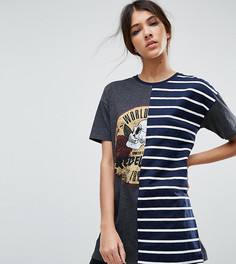 Футболка с разными принтами ASOS TALL - Мульти