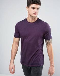 Фиолетовая футболка с выгоревшим эффектом River Island - Фиолетовый