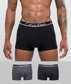 Набор из 2 пар новогодних боксеров-брифов Calvin Klein ID - Черный