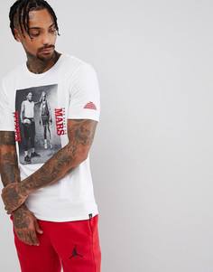 Белая футболка с фотопринтом Nike Jordan 878411-100 - Белый