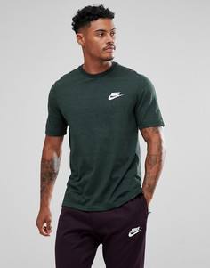 Зеленый свитшот с короткими рукавами Nike 837010-332 - Зеленый