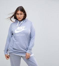 Серый спортивный худи Nike Plus - Серый