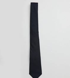 Широкий черный галстук ASOS TALL - Черный