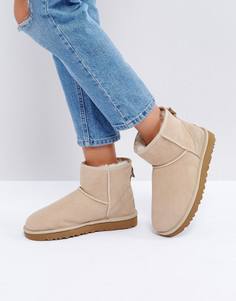 Кремовые ботинки UGG Classic Mini II - Кремовый