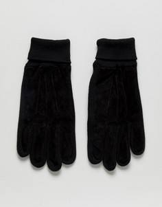 Замшевые перчатки Boardmans - Черный