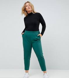 Суженные книзу брюки с завышенной талией ASOS CURVE - Зеленый