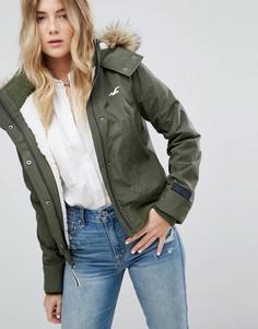Бомбер Hollister All Weather - Зеленый