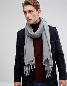 Серый двухцветный шарф Esprit - Серый