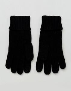 Черные вязаные перчатки Esprit - Черный