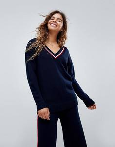 Свободный джемпер ASOS - Темно-синий