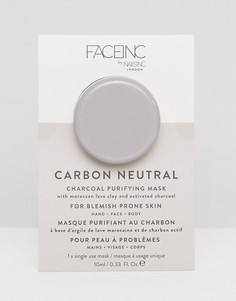 Очищающая маска для лица с древесным углем Face Inc Carbon Neutral - Бесцветный