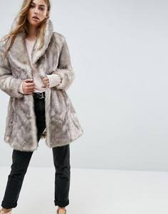 Пальто Unreal Fur Elixir - Бежевый