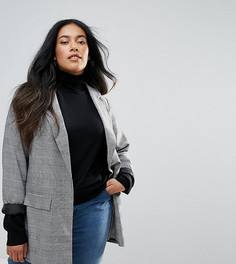 Блейзер в клетку New Look Curve - Черный