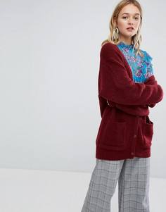 Длинный кардиган Monki - Красный