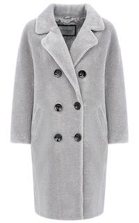 Пальто из вязаной овчины Virtuale Fur Collection