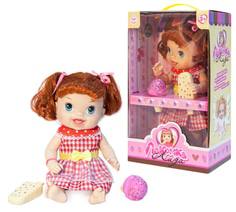 Кукла с мороженым 1Toy «Лакомка Лиза» рыжая 36 см