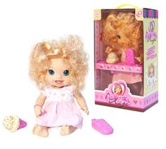 Кукла с мороженым 1Toy «Лакомка Лиза» кудрявая блондинка 36 см