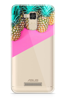 Аксессуар Чехол Asus ZenFone 3 Max ZC520TL With Love. Moscow Silicone Pineapples 2 5855