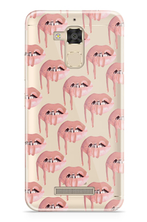 Аксессуар Чехол Asus ZenFone 3 Max ZC520TL With Love. Moscow Silicone Lips 2 5863