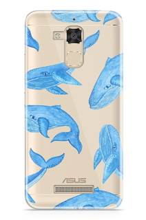 Аксессуар Чехол Asus ZenFone 3 Max ZC520TL With Love. Moscow Silicone Whales 5871