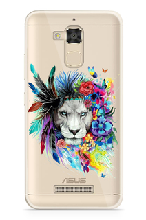 Аксессуар Чехол Asus ZenFone 3 Max ZC520TL With Love. Moscow Silicone Lion 3 5876