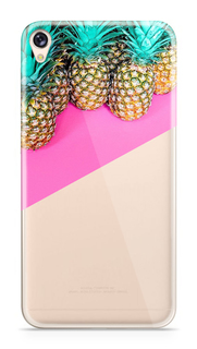 Аксессуар Чехол Asus ZenFone Live ZB501KL With Love. Moscow Silicone Pineapples 2 5967