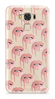 Аксессуар Чехол ASUS ZenFone 3 Max ZC553KL With Love. Moscow Silicone Lips 2 7207