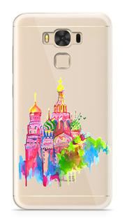 Аксессуар Чехол ASUS ZenFone 3 Max ZC553KL With Love. Moscow Silicone Russia 7218