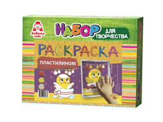 Набор для лепки Азбука тойс Аппликация пластилином Цыпленок АПЛ-0003