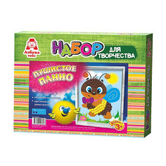 Набор Азбука тойс Аппликация помпонами Пчелка АПП-0005